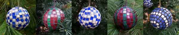 Mosaic Christmas Tree Ornaments How To Mosaic Blog 