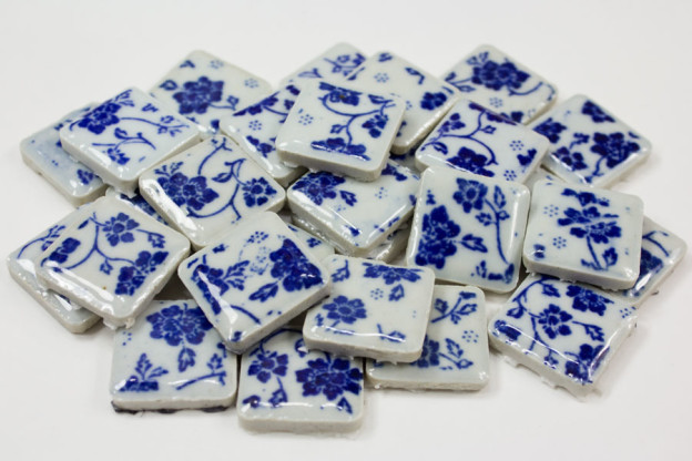 Porcelain Tiles Blue and White China Print