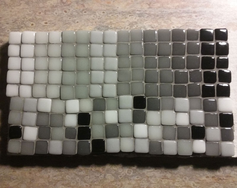 Using Contact Paper to Transfer a Mosaic Design