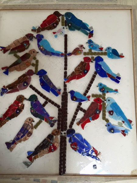 Sparrow Family Tree Mosaic