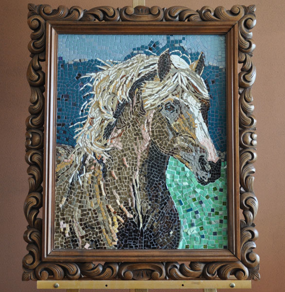 Caramel Colored Horse Mosaic