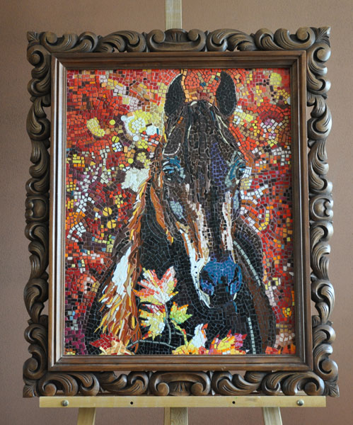 Red Horse Mosaic