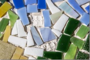Missing Tiles Detail View Mosaic Art