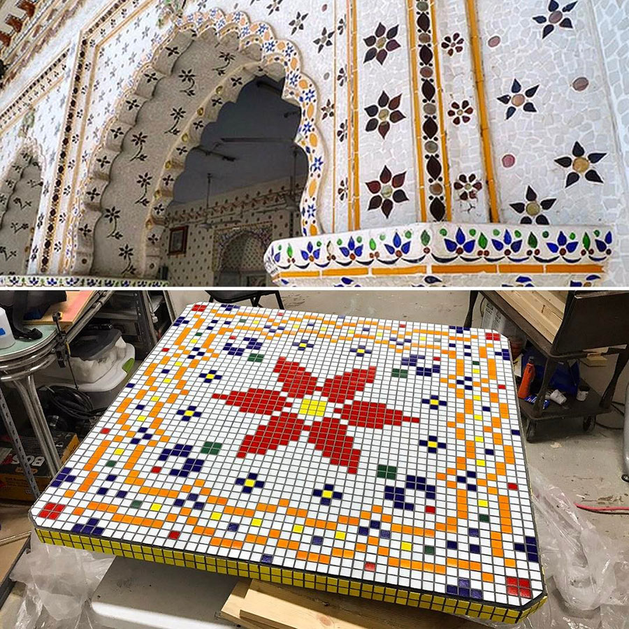 Dhaka Star Mosque Mosaic