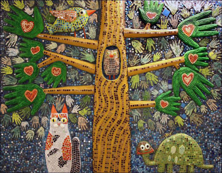 Bas-Relief Mosaic Marilyn Keating