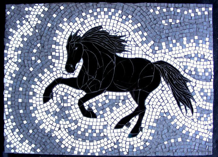 Horse Mosaic Laurie Gilson