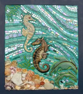 Seahorse Mosaic Laurie Gilson