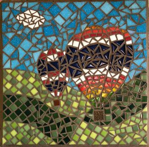 Mosaic Hot Air Balloons by Debbie Watson.