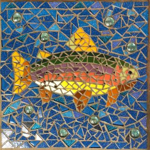 Mosaic Fish by Debbie Watson