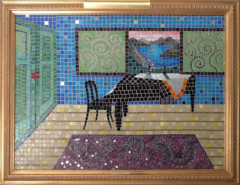 Matisse-inspired Piano  Mosaic by Terry Broderick.