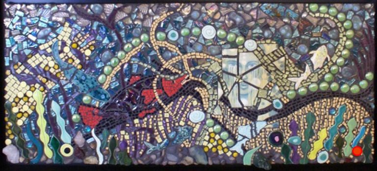 Using Found Objects in Figurative Mosaics | How To Mosaic Blog