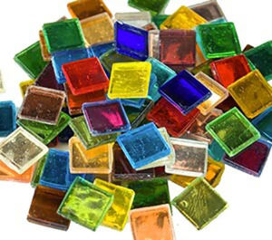 Colored Glass Mirror Tile in 15mm