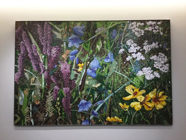 Prairie I (Bluebell) Mosaic, 6 ft x 9 ft