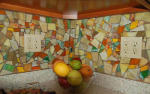 Mosaic Backsplash Stained Glass B