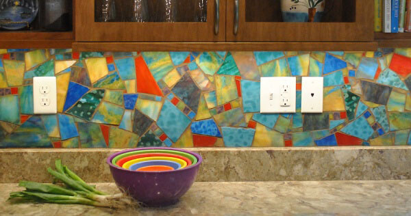 Mosaic Backsplash Stained Glass