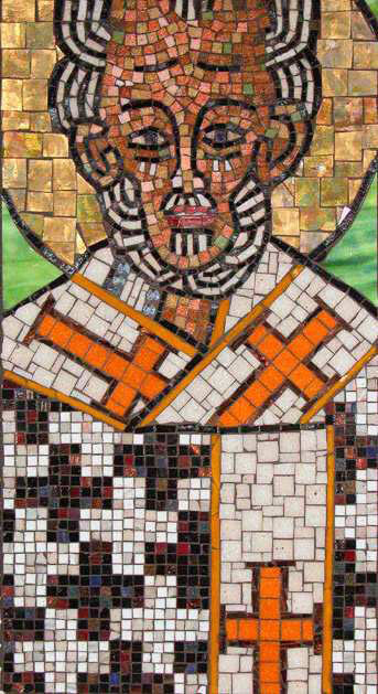 Mosaic Icon Saint Nick