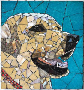 Mosaic Pet Portrait Dog