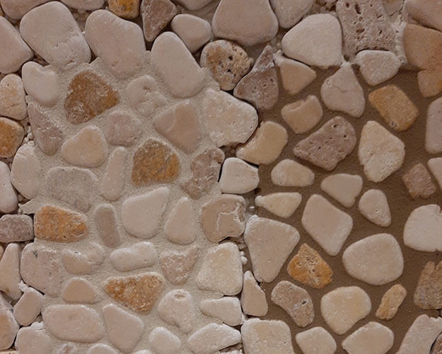 Stone Mosaic Backsplash color study