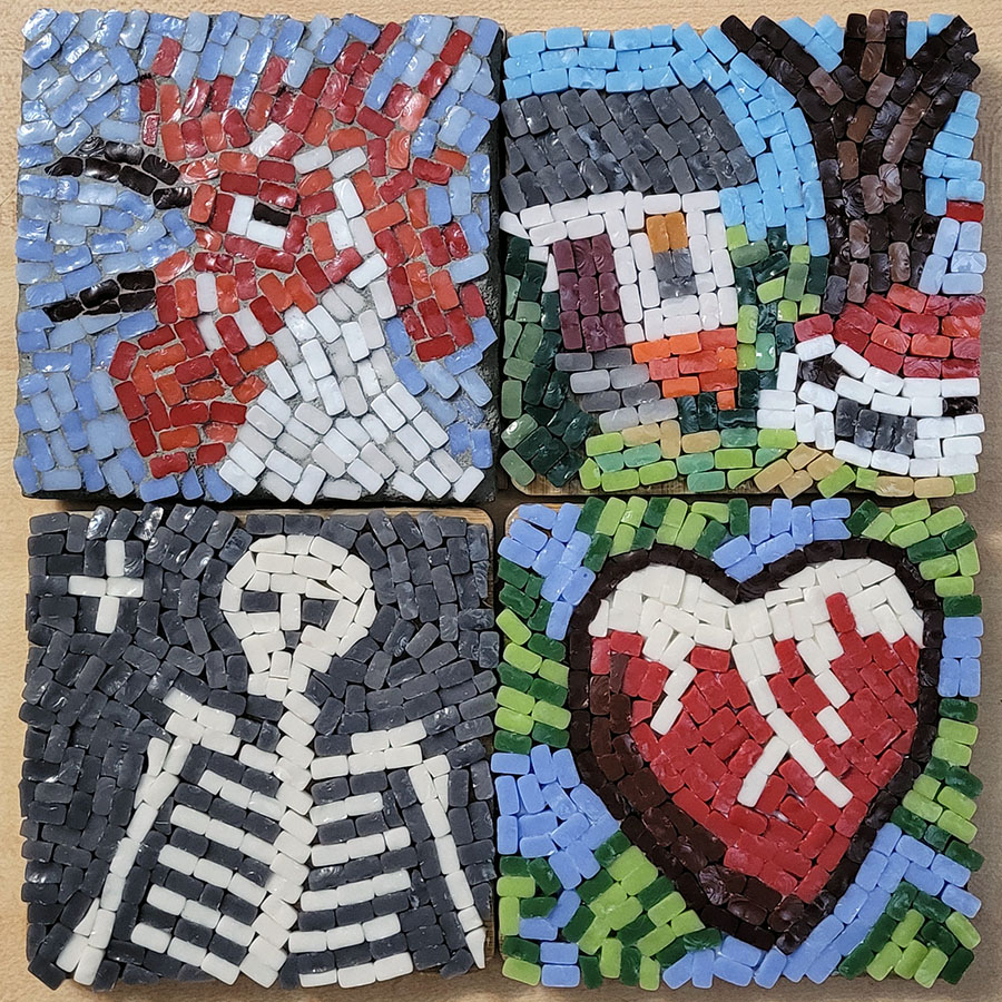 How To Grout Uneven Mosaic Art