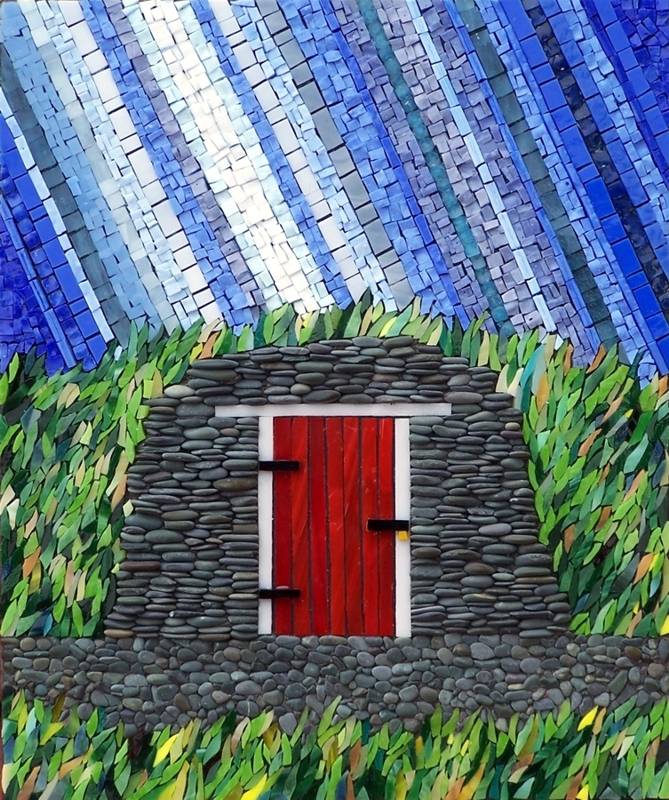 Portal mosaic by Canadian artist Terry Nicholls