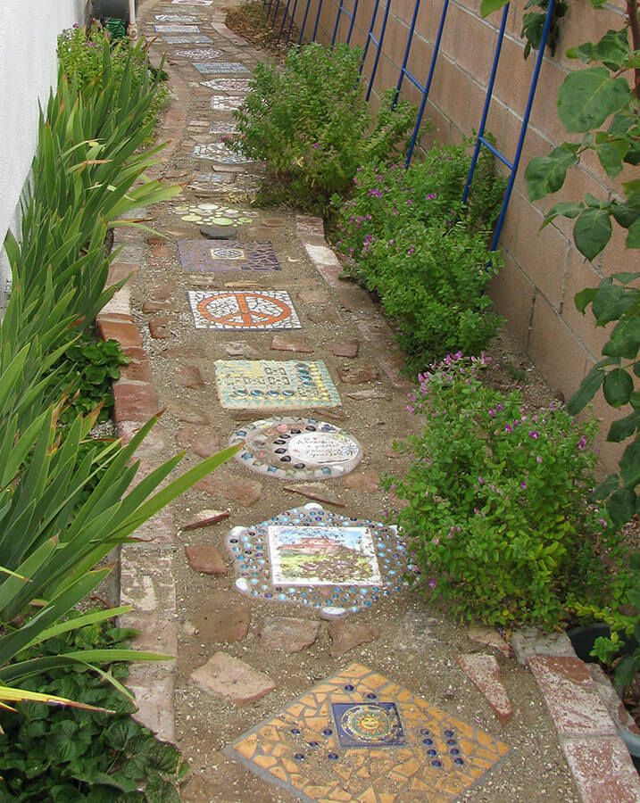 Path of Mosaic Stepping Stones, opposite side
