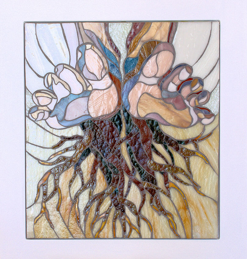 Uprooted mosaic by SHERYL CROWLEY