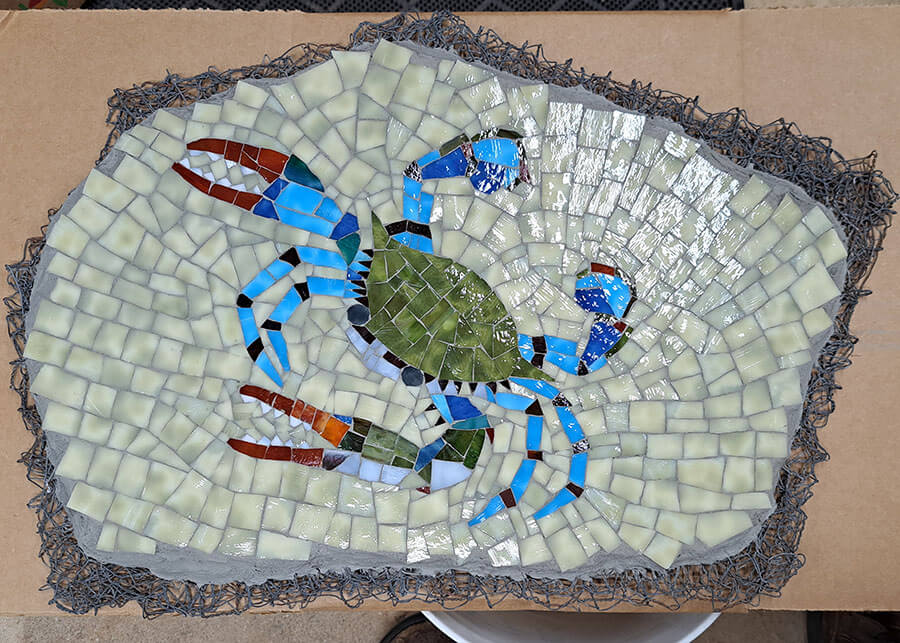 blue-crab-mosaic-grouted