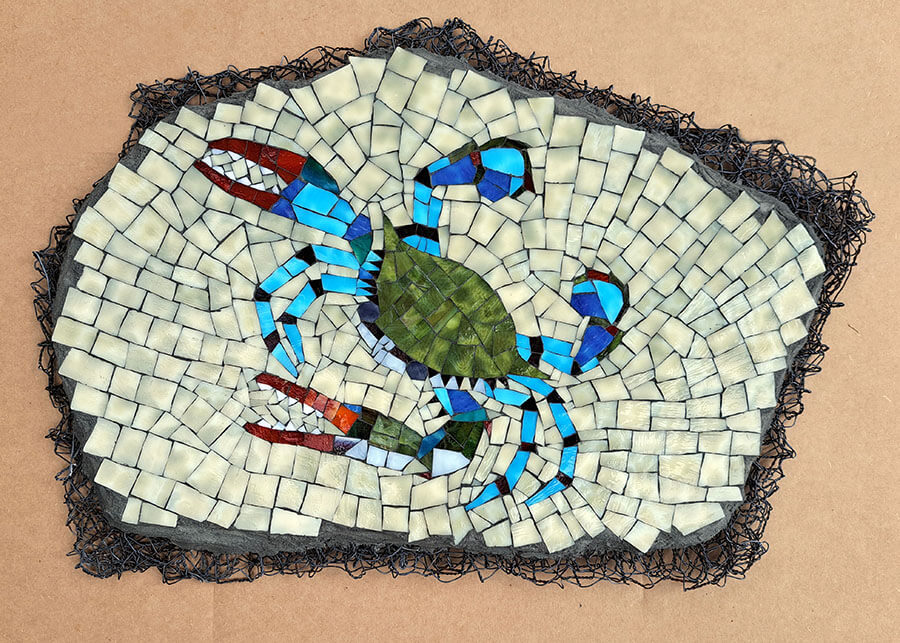 Blue Crab Mosaic Relic