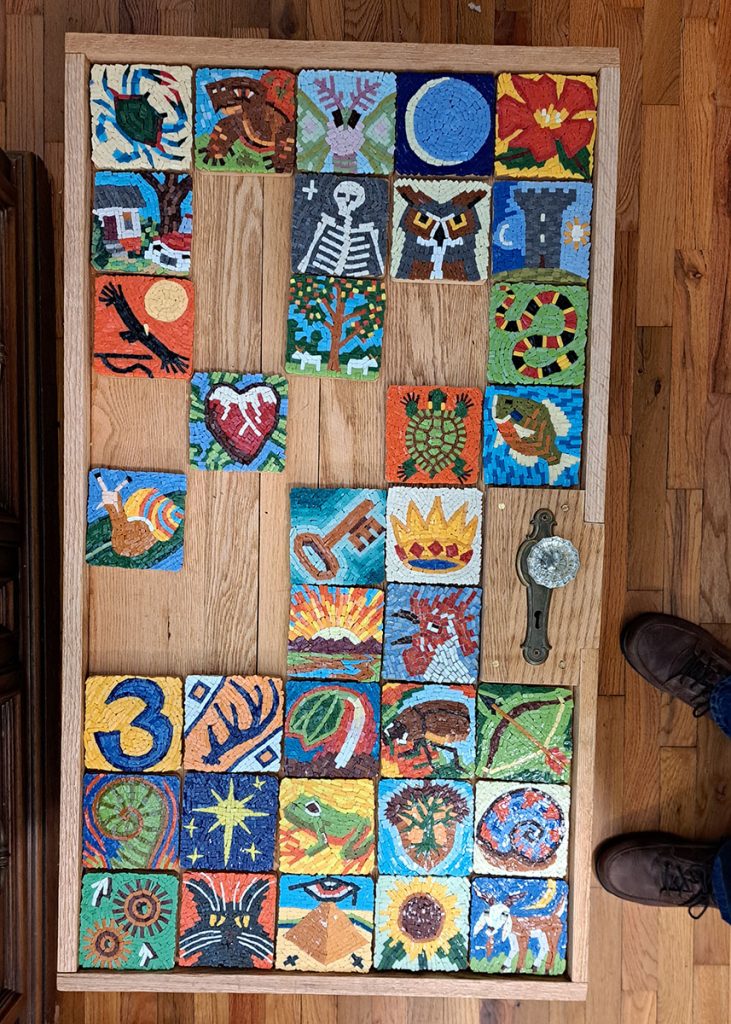 Mosaic Door in Progress 11-10-2022