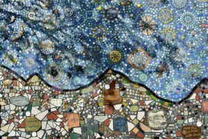 Santa Fe Rail Trail Mosaic detail 2. Photo by Daryl A. Black, Blacks Crossing Photography and Writing