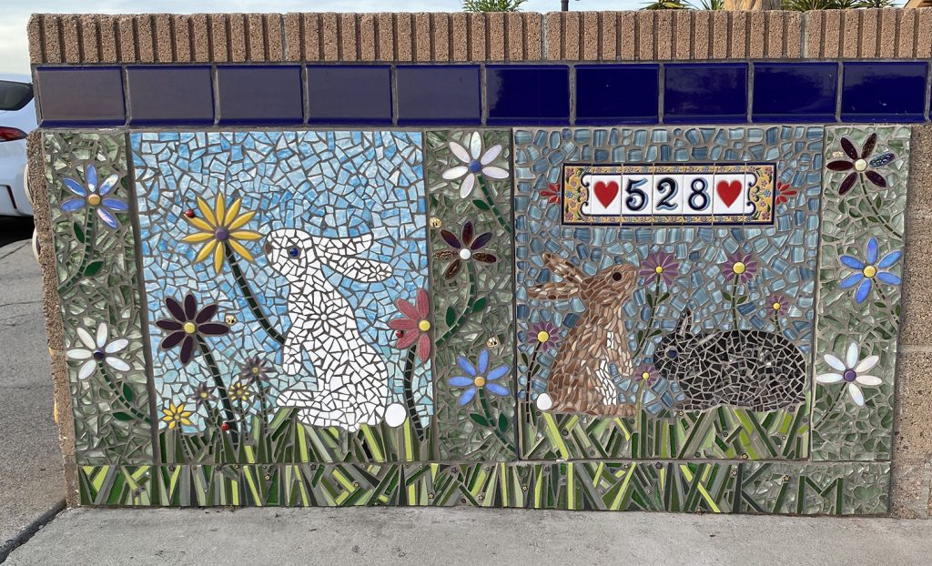 bunny-mosaic-mural-first-panels