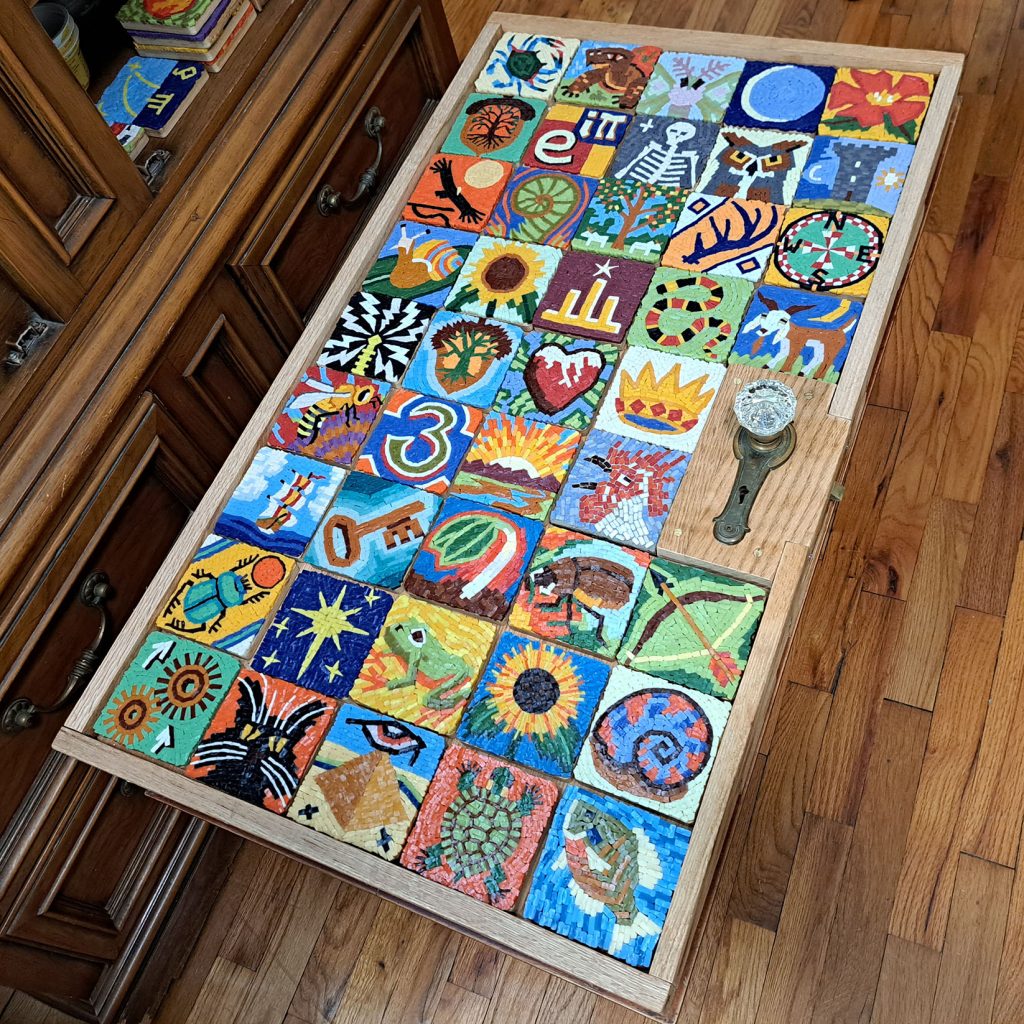 Mosaic Door by Joe Moorman, first-full-revision-perspective