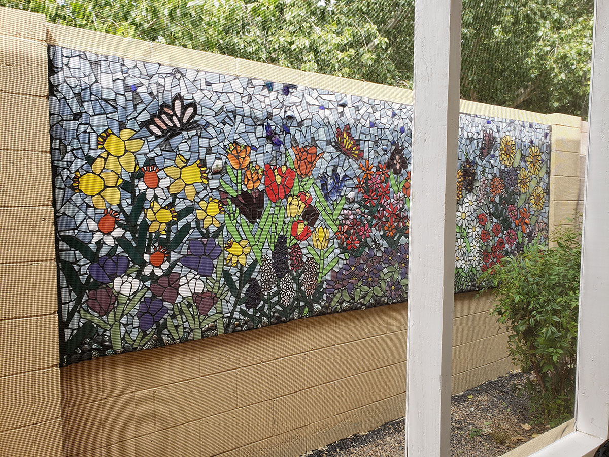 Mosaic Mural on Tile Backer Board