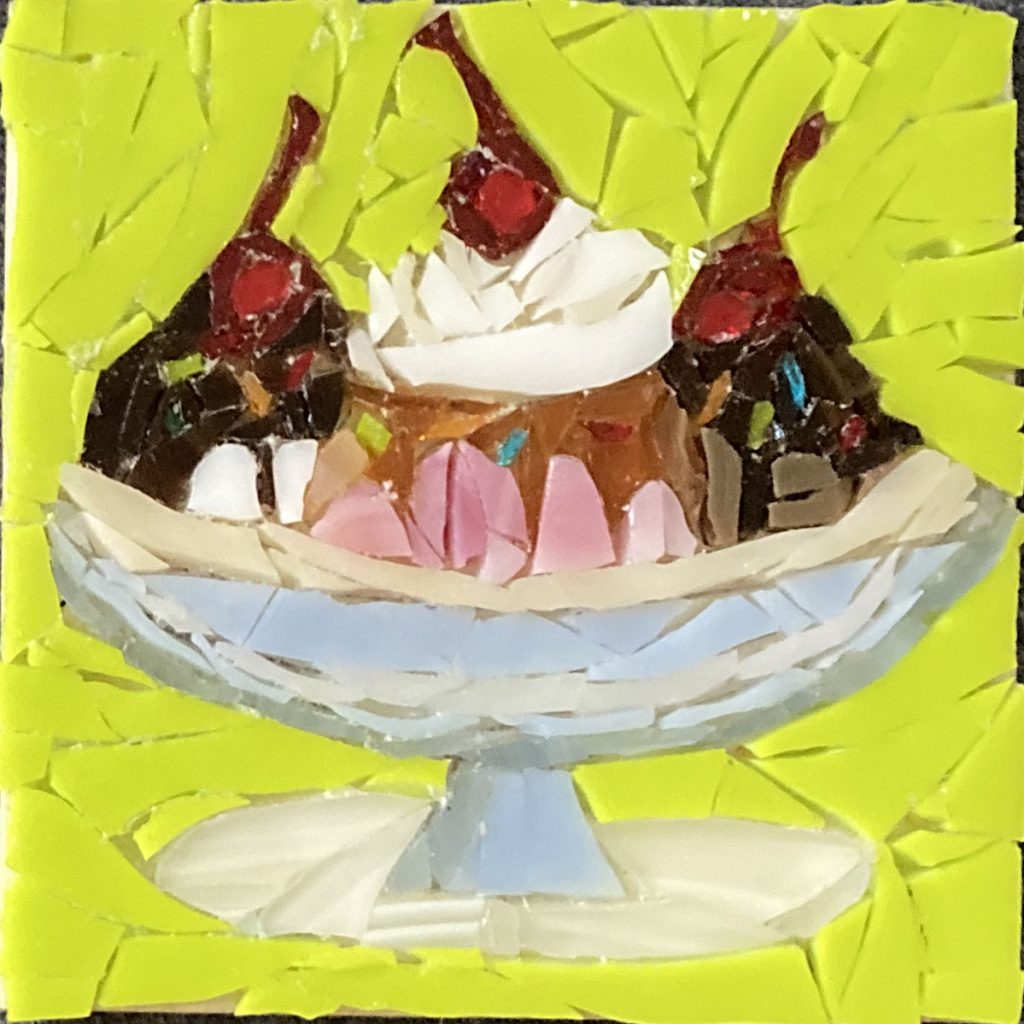 stained-glass-mosaic-plaque ice cream