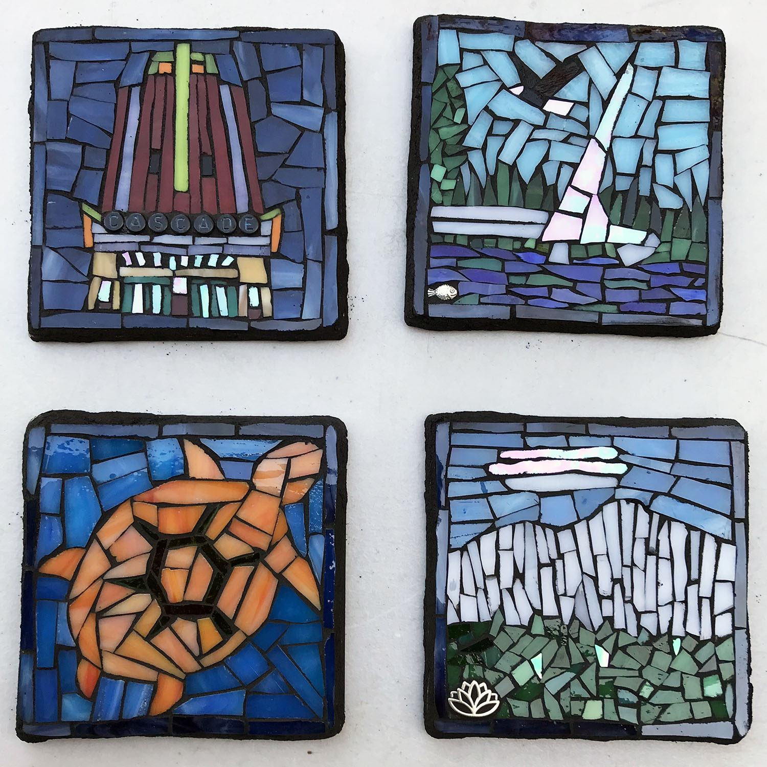 Using Floor Tiles as Backers for Outdoor Mosaic Plaques