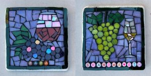 outdoor-mosaic-plaques-wine-coasters