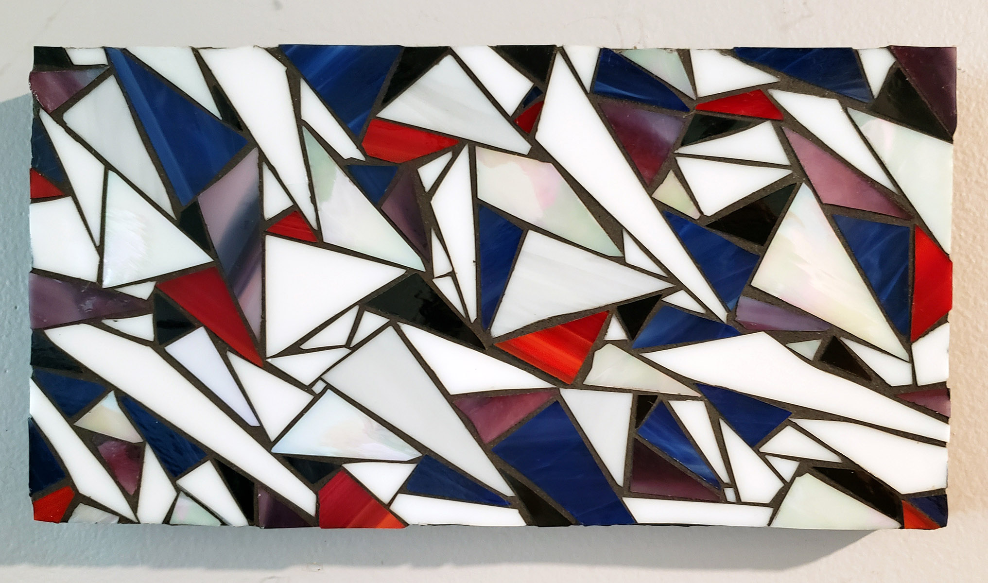Value Contrast in Abstract Mosaic Artwork