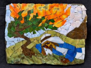 primitive-mosaic-icon-moses-on-sinai