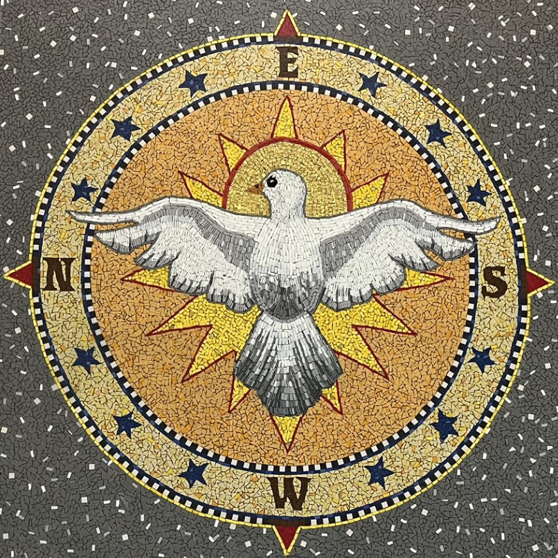 Floor Inset Mosaic Medallions