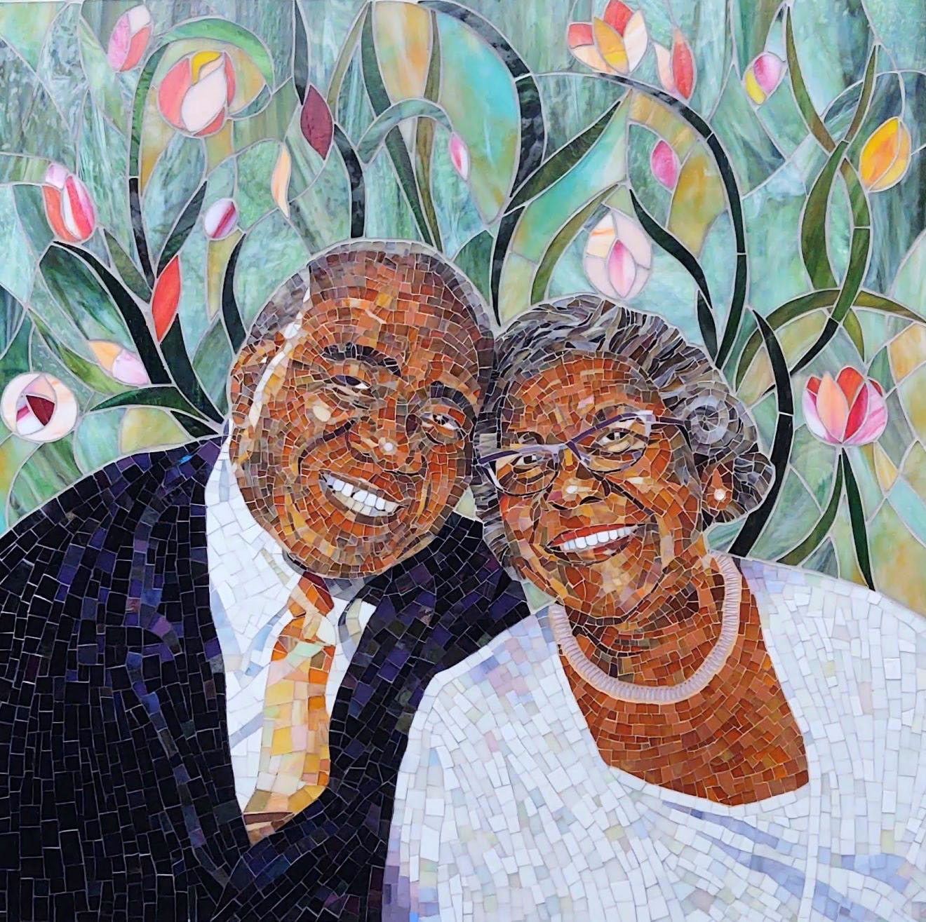 Nat-and-Thelma Jackson-stained-glass-mosaic