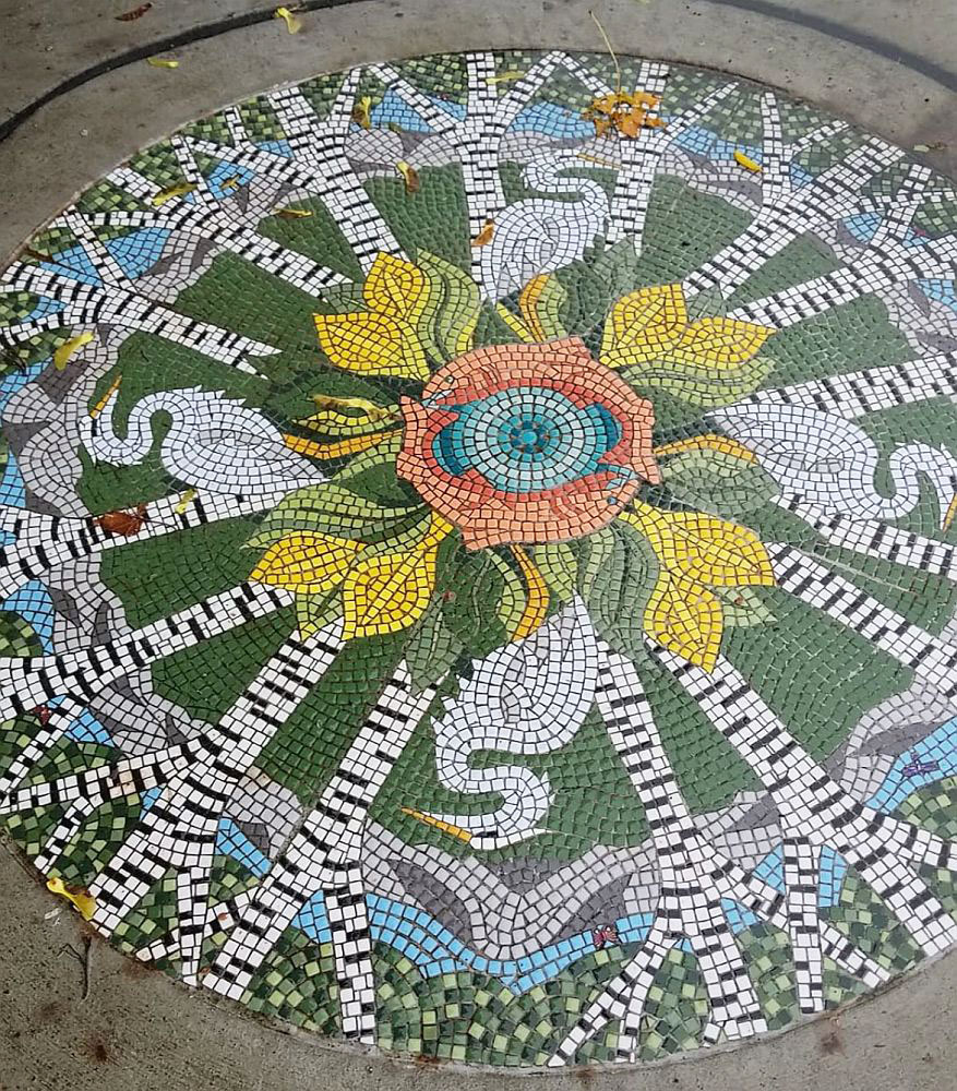 heron-mandala-glass-mosaic-sidewalk-inset