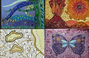 Semi-Abstract Mosaic 4-Color Series Lynn Mcleod