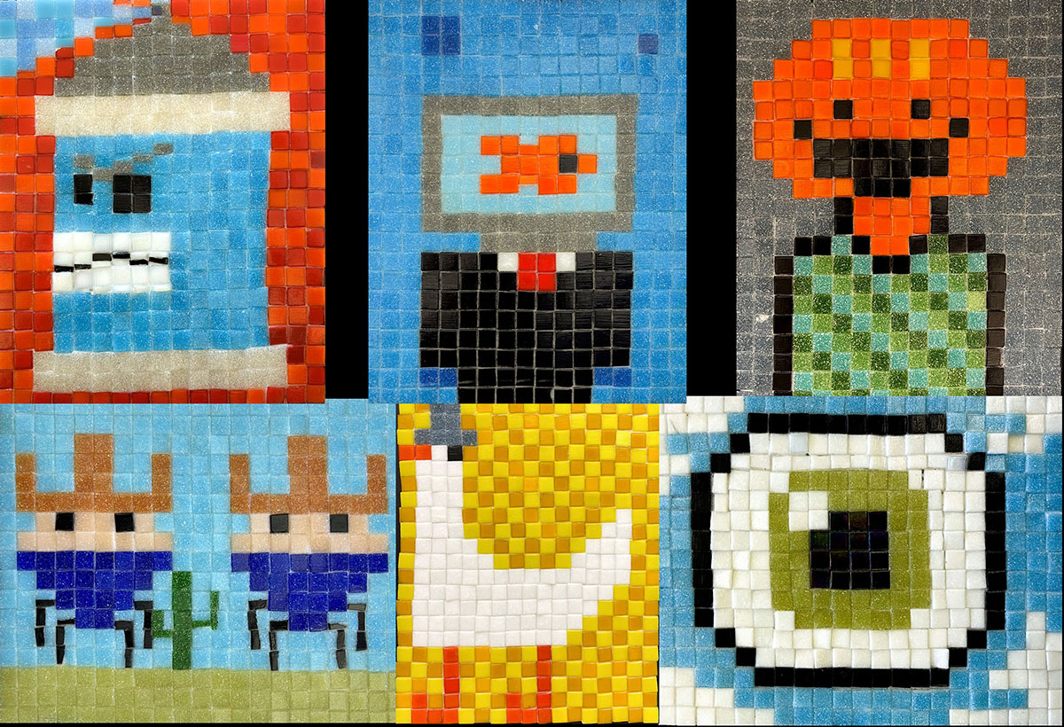 Original Mosaic Designs by School Children