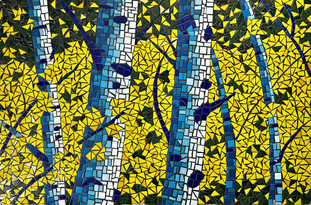 Aspen Glen Mosaic as Semi-Abstract Art
