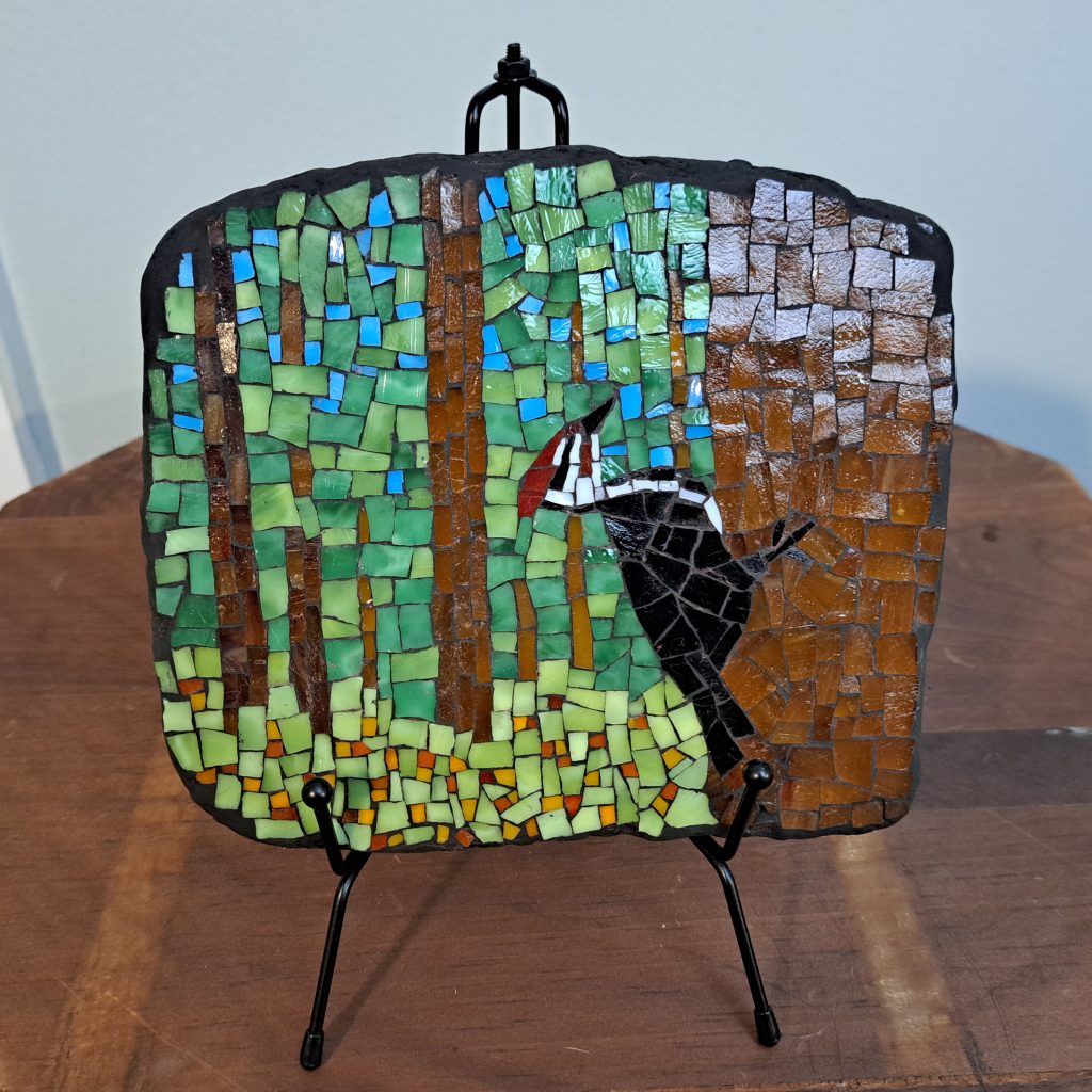 woodpecker-forest-mosaic-display