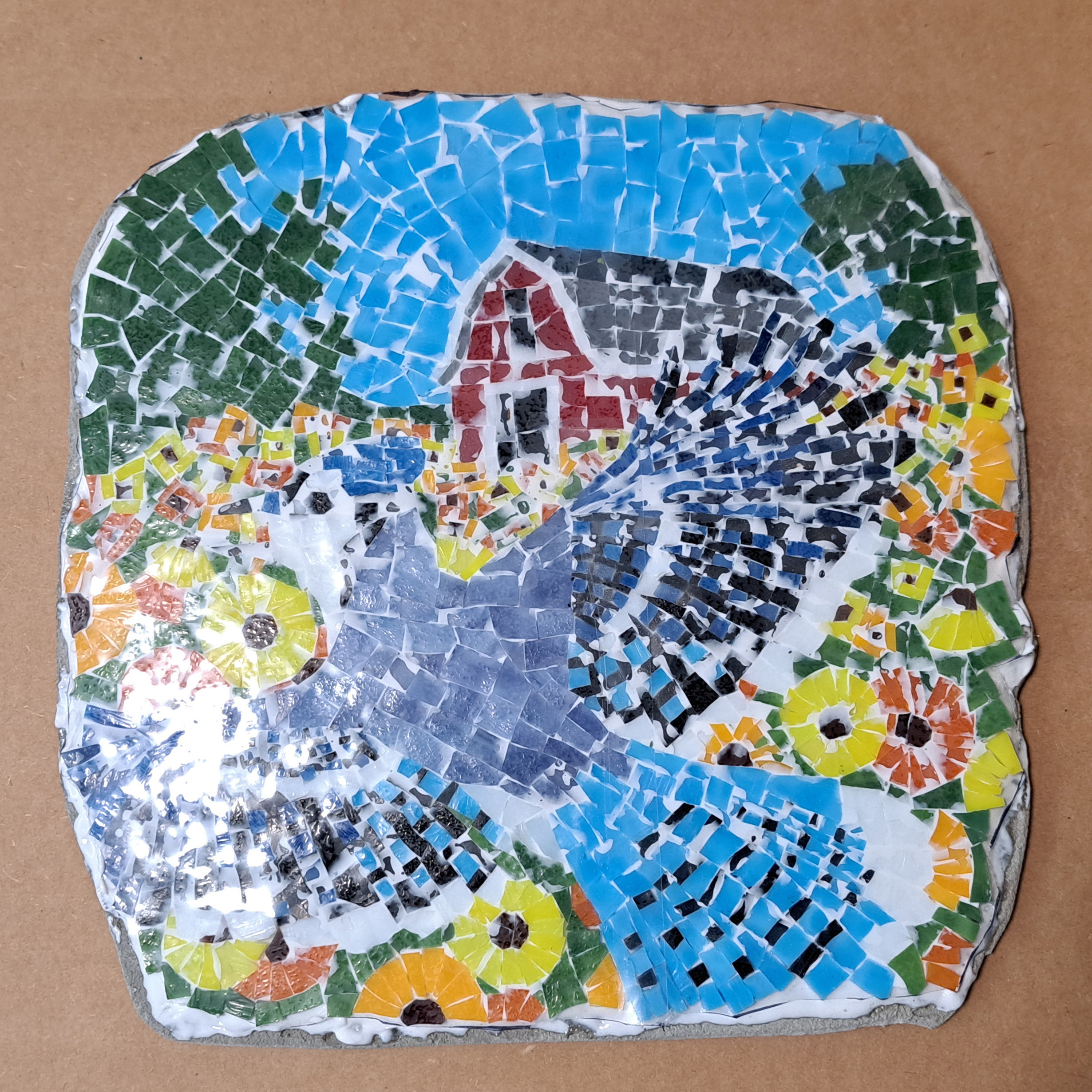 mosaic-mounting-excess-glue-1200 | How To Mosaic Blog