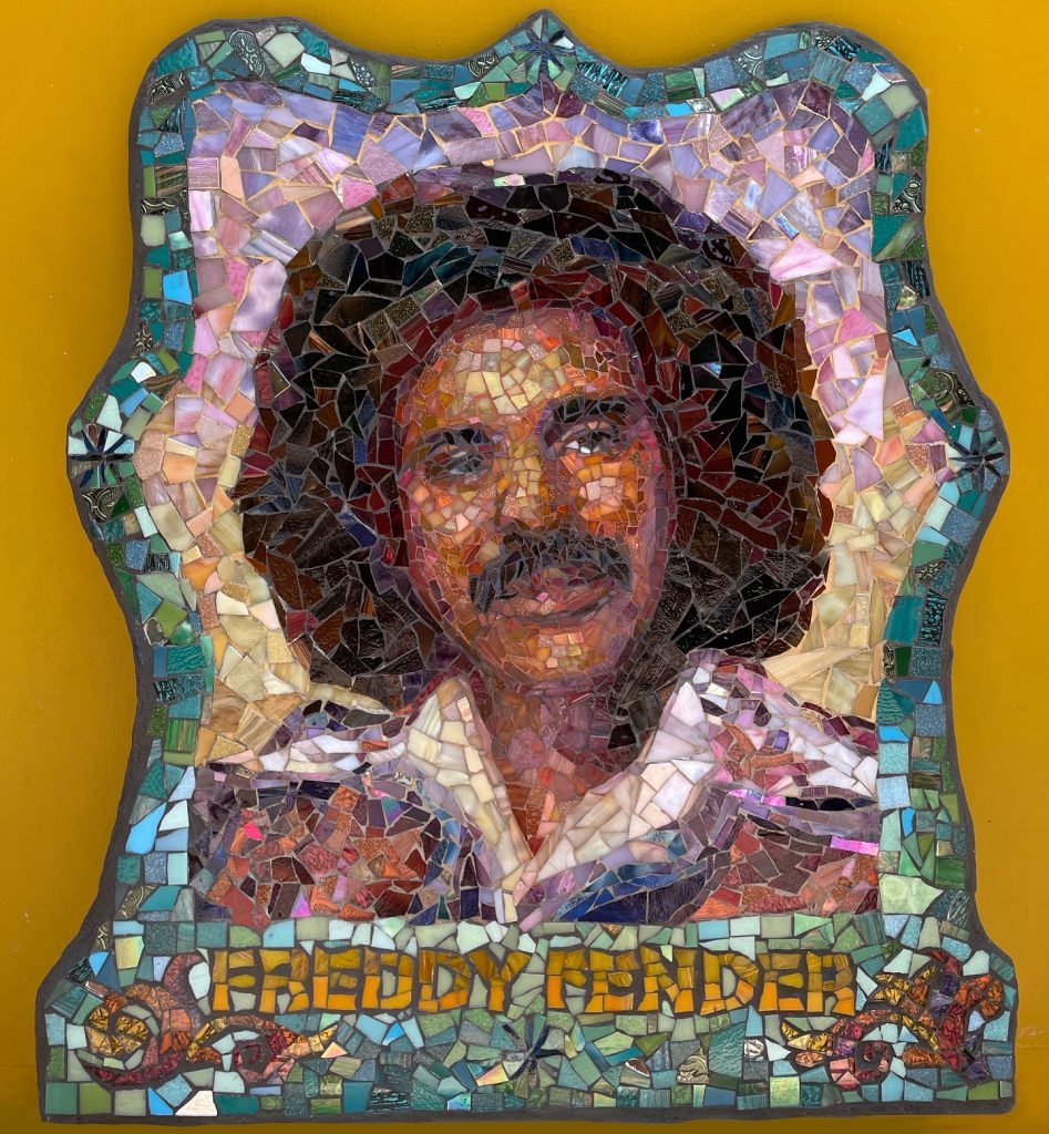 Freddy Fender Mosaic. Photo by Carmen Rangel.