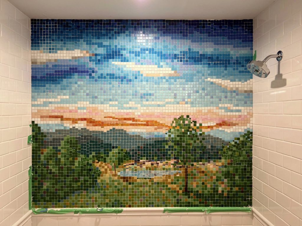 shower-mural-mosaic-mounted