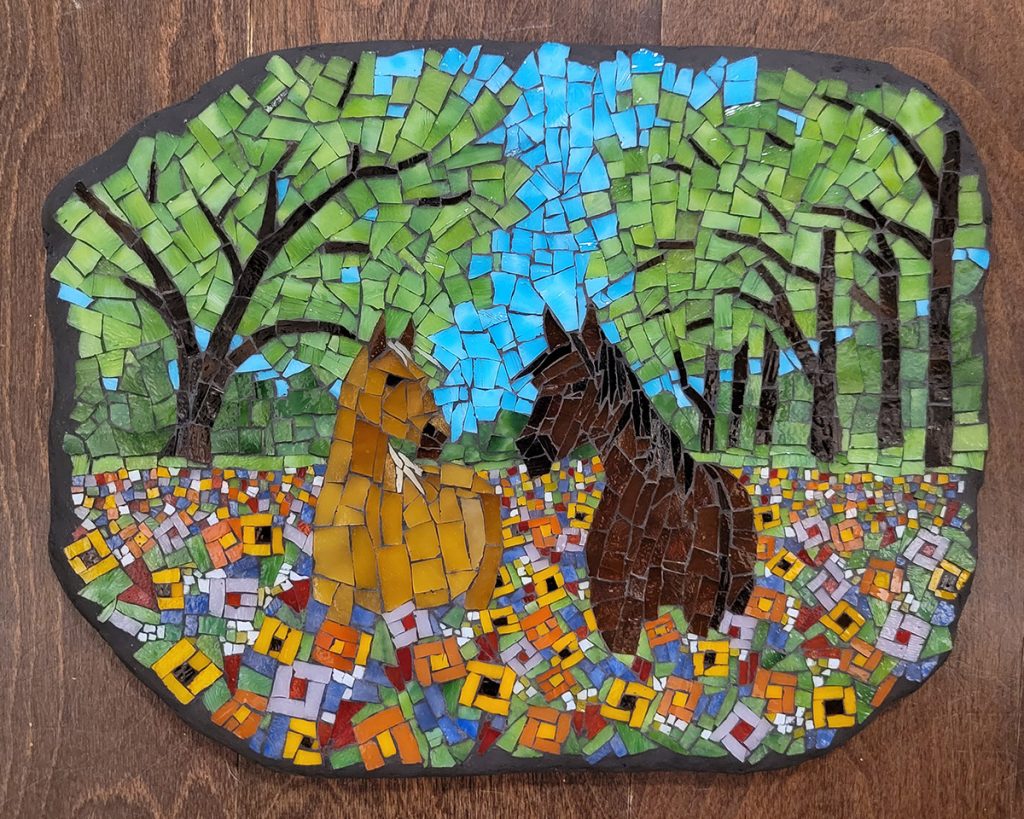 mosaic-horses-in-wildflowers-warm-1200