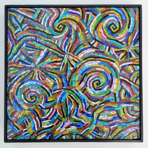 Dancing Color Rhythm by Joe Moorman, 16 x 16 inches